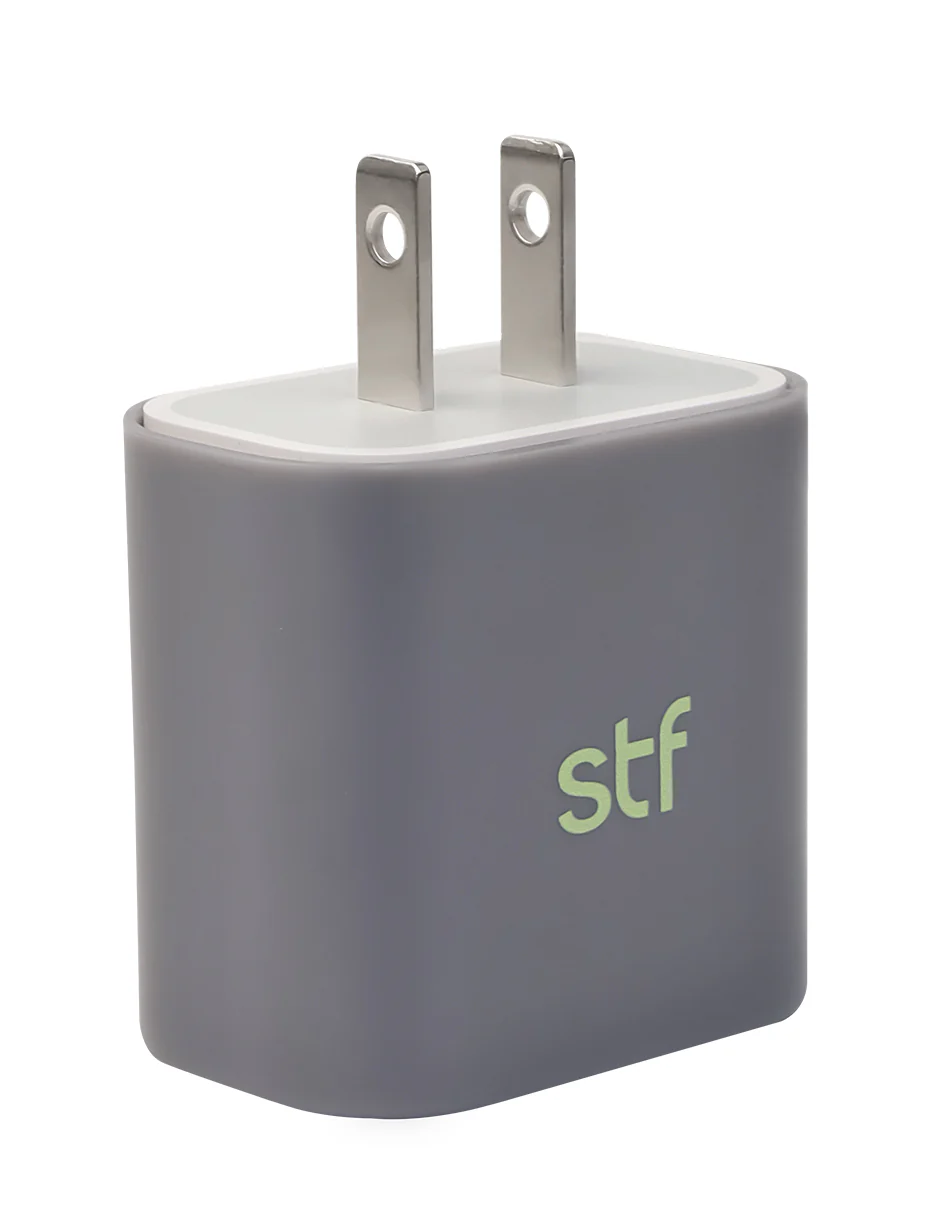 3 Pack Carga Ultra Rápida VIVA STF Cargador 20W + Cable 60 W Tipo C-Tipo C + Kit protector Gris - Image 2