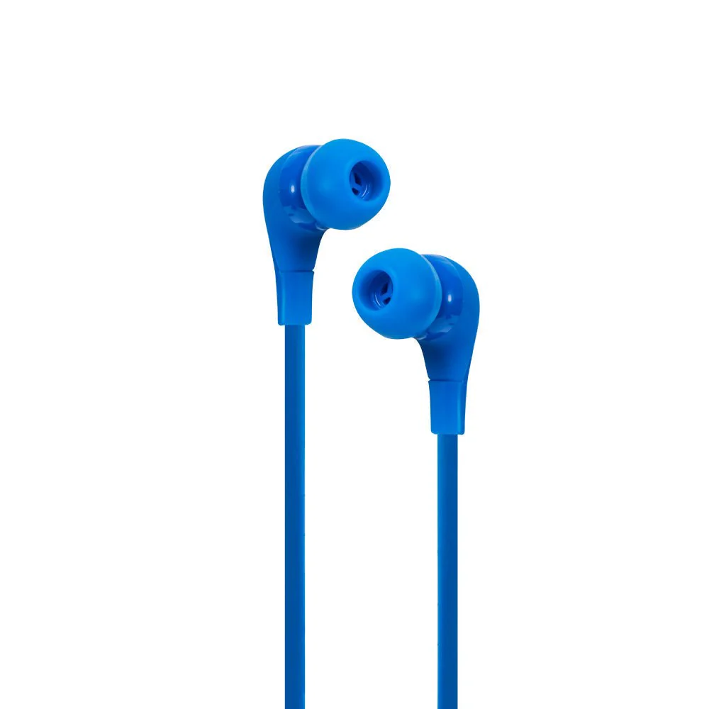 Audífonos alámbricos In-ear Resonanz STF Manos libres con micrófono, Azul - Image 3