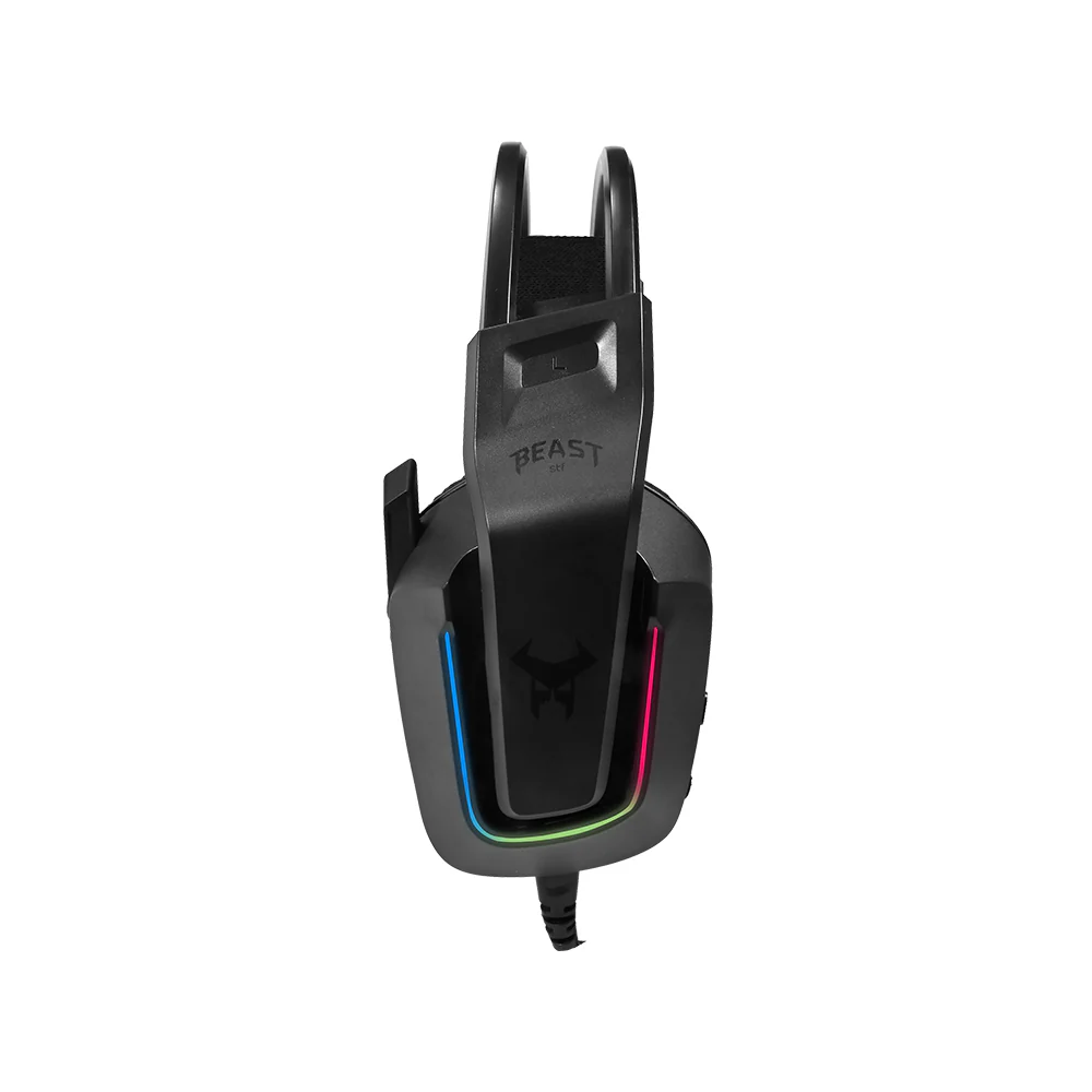 Audífonos Gamer Híbridos On ear Beast STF MSA-005 Videojuegos, Micrófono ajustable, Efecto aislamiento - Image 4