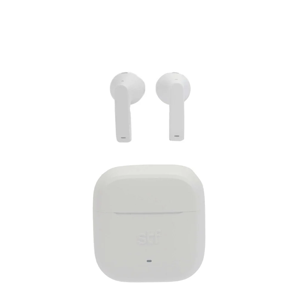 Audifonos Inalambricos Tws HYRO STF 36hrs Uso ENC Blanco