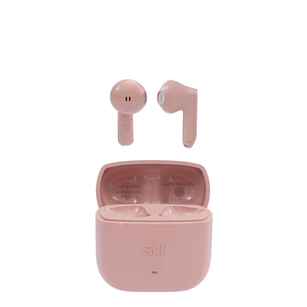 Audifonos Inalambricos Tws HYRO STF 36hrs Uso ENC Rosa - Image 3