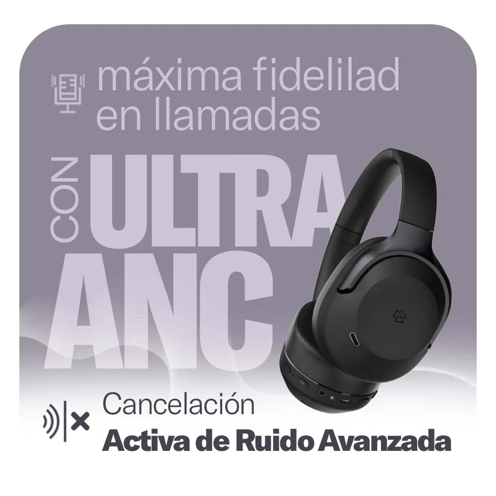 Audifonos Inalambricos On Ear One Pro STF ANC Audio Espacial 40hrs Uso - Image 6
