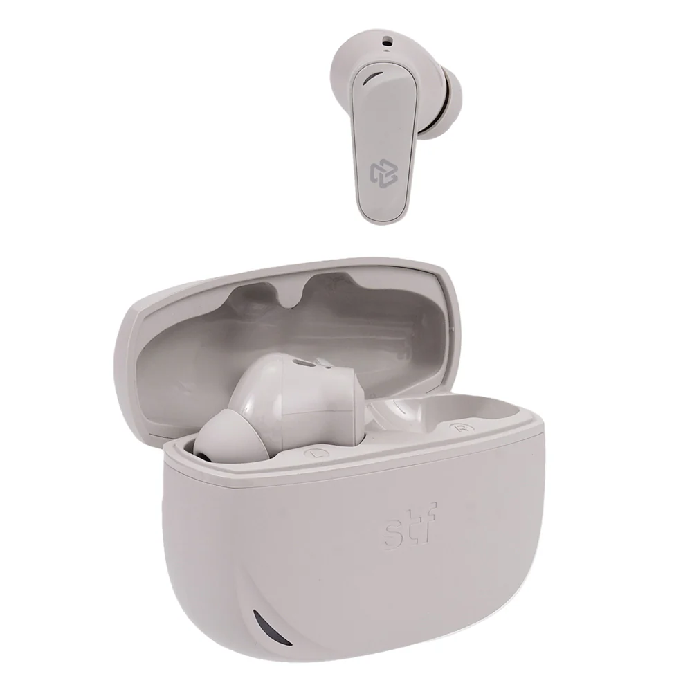 Audifonos Inalambricos Tws One STF 42hrs Uso ENC 4 Micrófonos Protección IPX4 Gris - Image 4