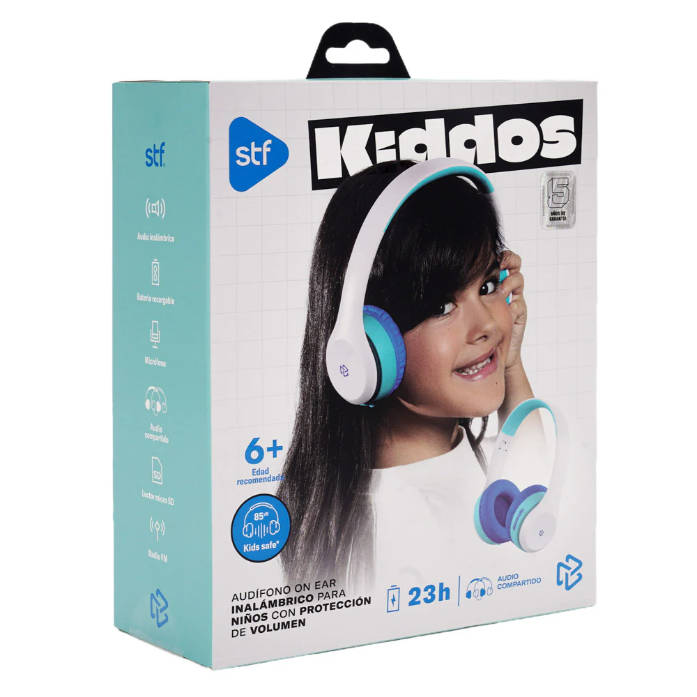 Audifonos Inalambricos On Ear Kiddos STF 23hrs Uso - Image 5