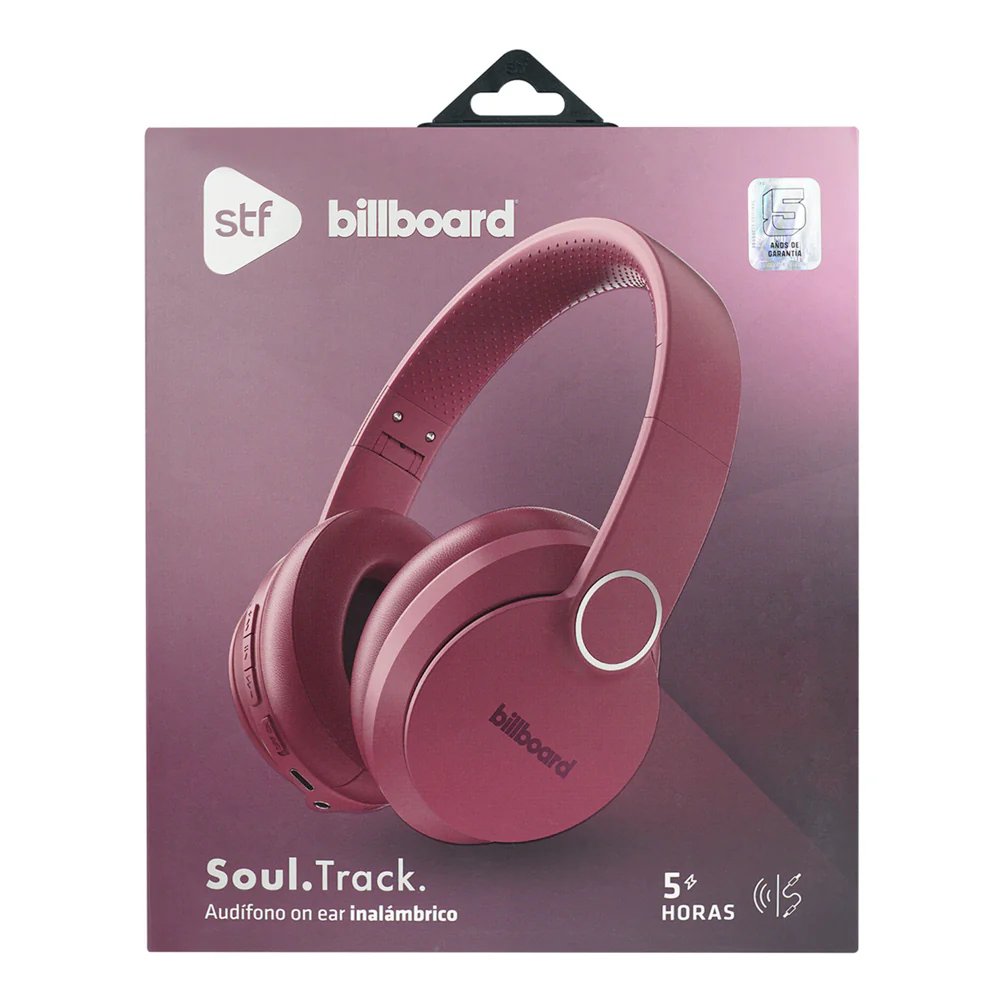 Audifonos Inalambricos On Ear Soul Track STF - Billboard 5hrs Uso Tinto - Image 7