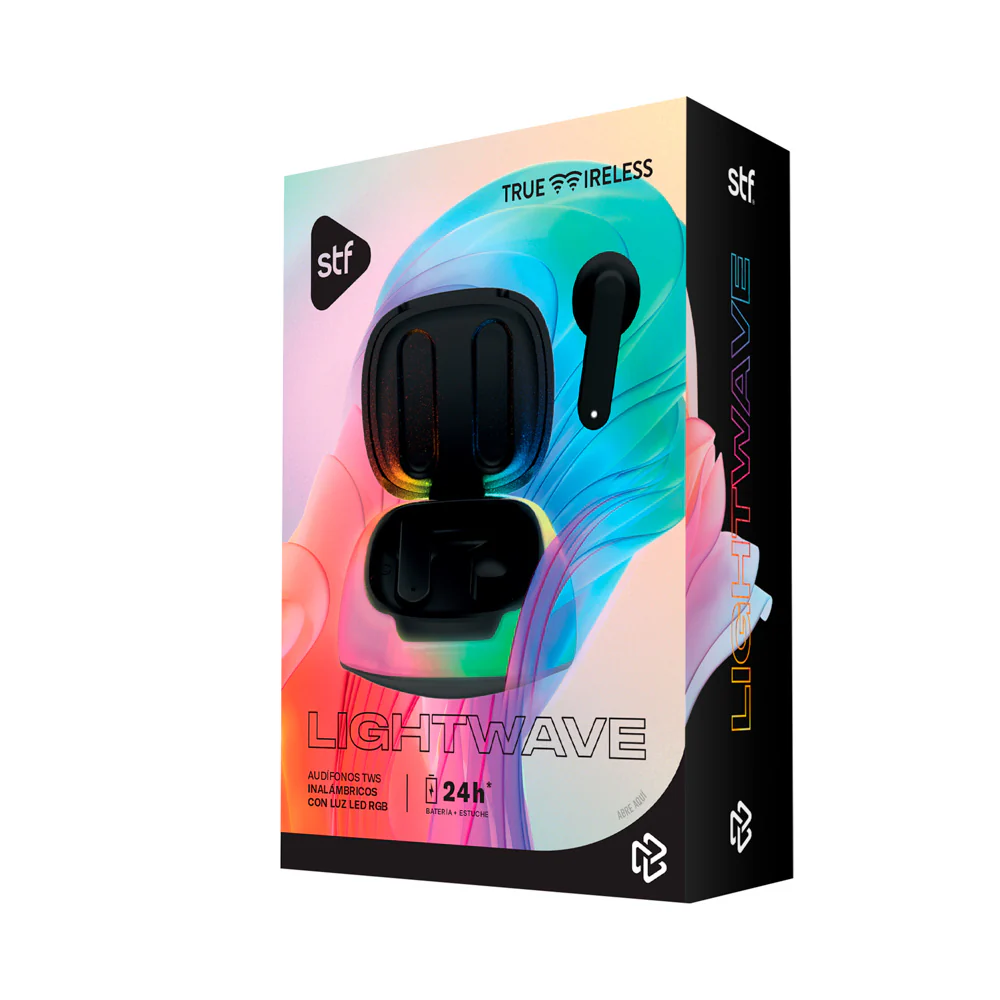 Audifonos Inalambricos Tws Lightwave STF 24hrs Uso - Image 4