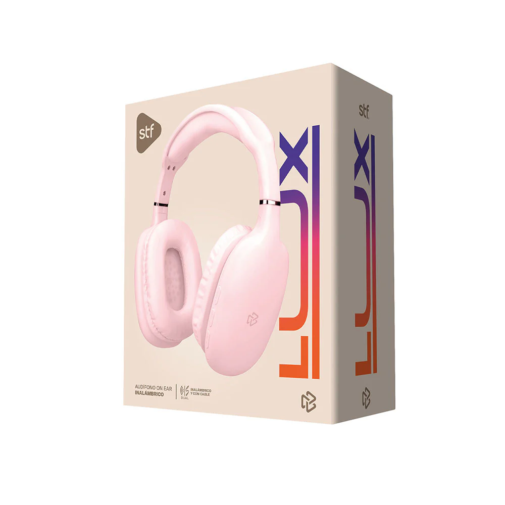 Audifonos Inalambricos On Ear Lux STF 8hrs Uso Rosa - Image 4