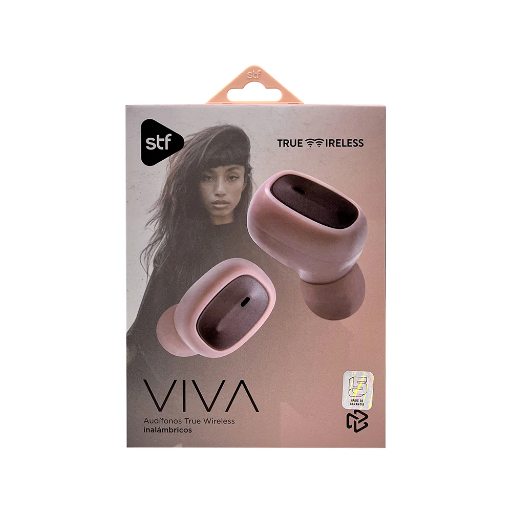 Audifonos Inalambricos Tws Viva STF 12hrs Uso Rosa - Image 5