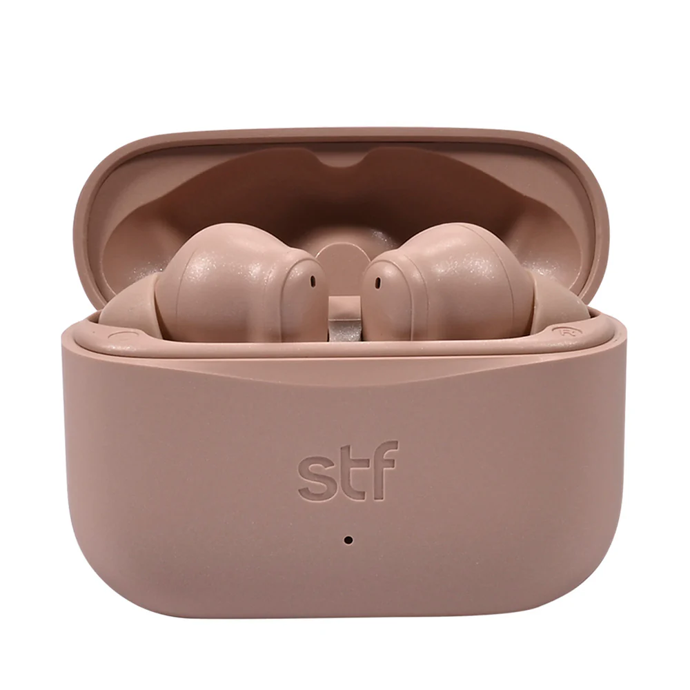 Audifonos Inalambricos Tws Soar STF 20hrs Uso ANC 4 Micrófonos Rosa - Image 3