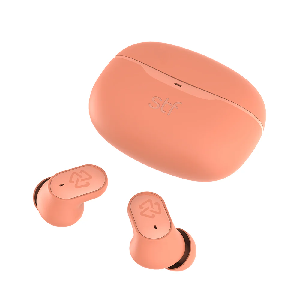 Audifonos Inalambricos Tws Dune STF 42hrs Uso Protección IPX4 Naranja - Image 3