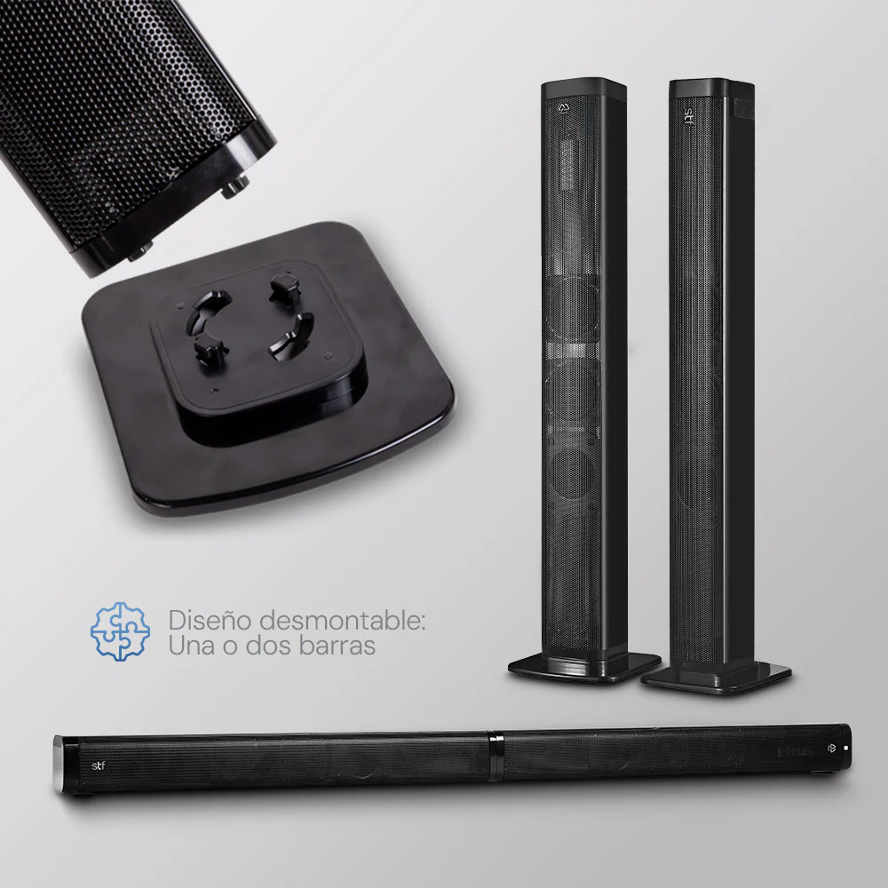 Barra de Sonido Home Audio 2.0 STF 30W HDMI OPTICO 3.5mm AUX USB - Image 6