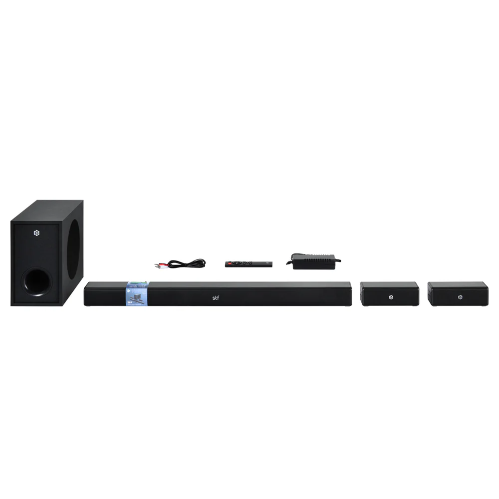 Barra de Sonido Home Audio 5.1 STF Subwoofer Alámbrico 90W HDMI OPTICO 3.5mm AUX USB - Image 7