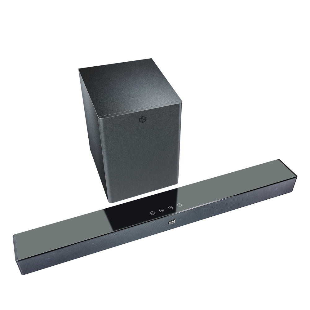 Barra de Sonido Home Audio Roku 2.1 STF Subwoofer Inalámbrico 90W HDMI OPTICO 3.5mm AUX - Image 4
