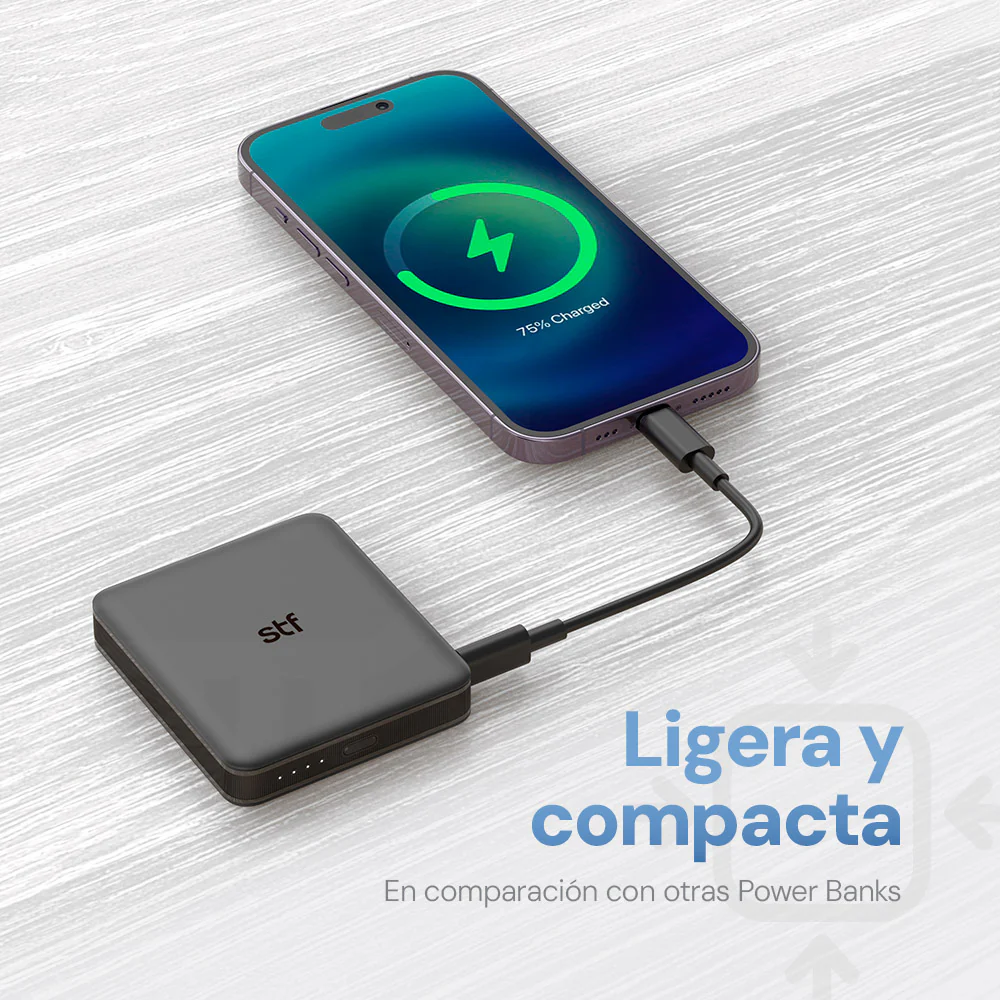 Batería Portátil Power Bank STF 5000mAh 20W Carga Ultra Rápida - Image 3