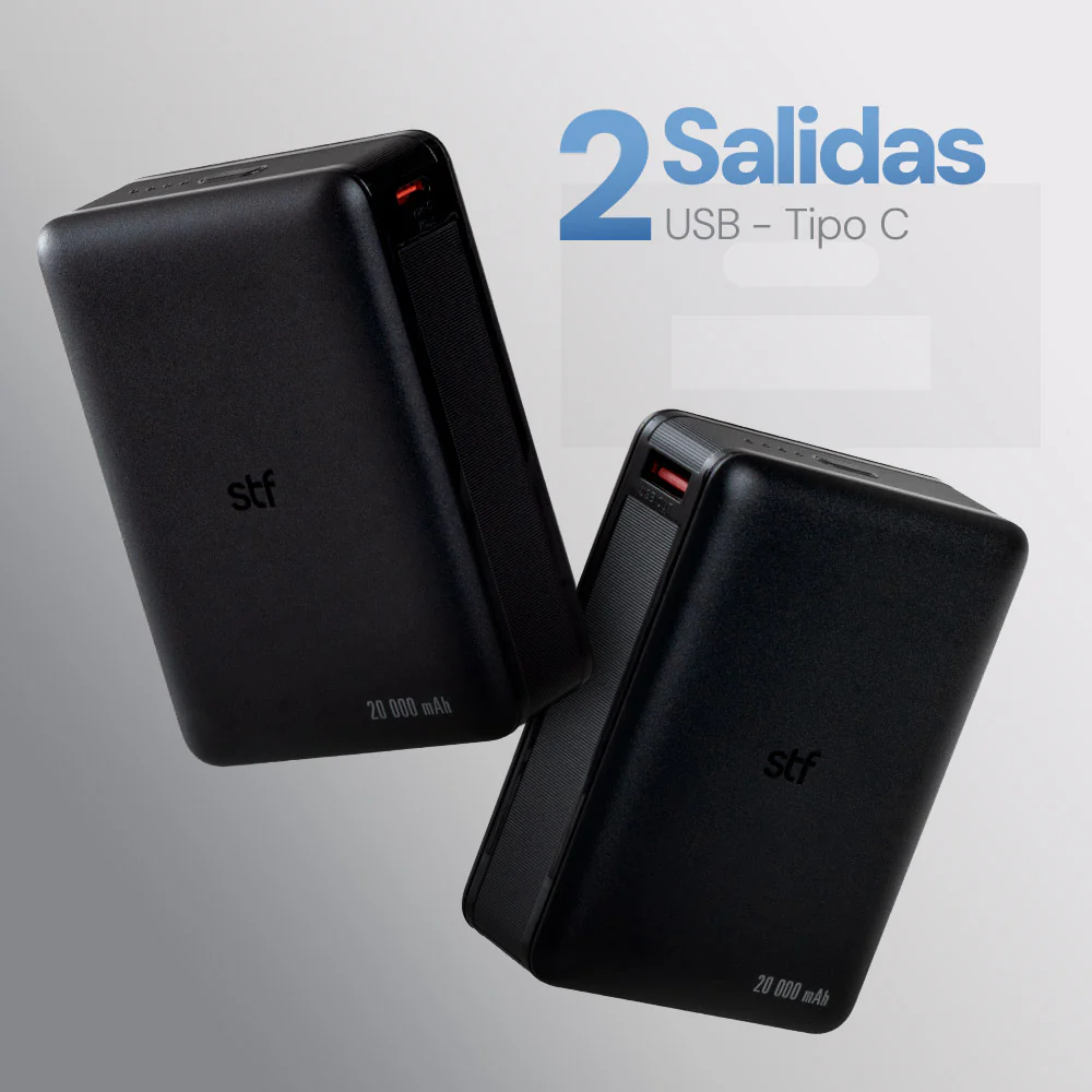 Batería Portátil Power Bank STF 20000 mAh 22W Carga Ultra Rápida - Image 5