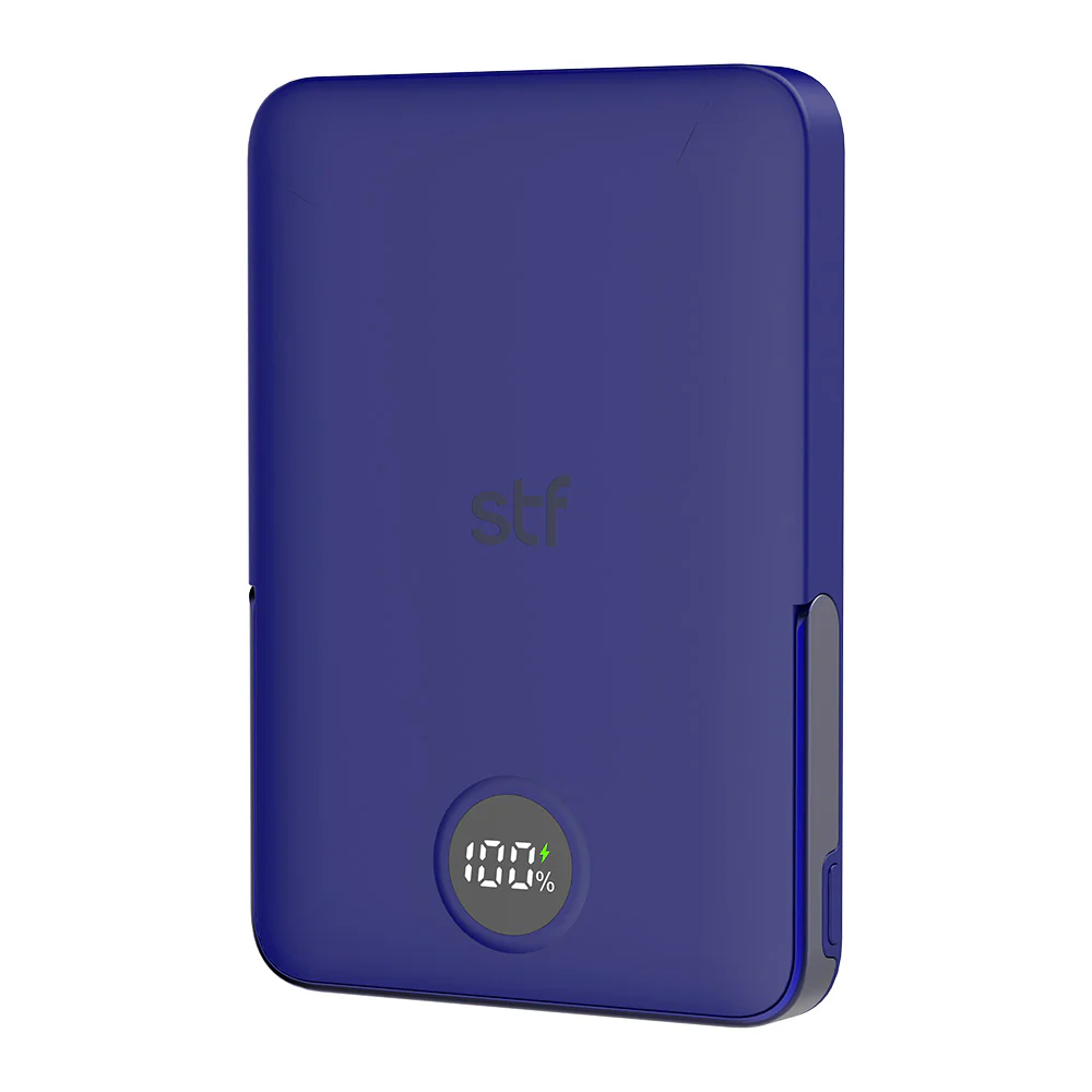 Batería Portátil Power Bank STF 5000 mAh 20W Carga Magnética Azul - Image 2