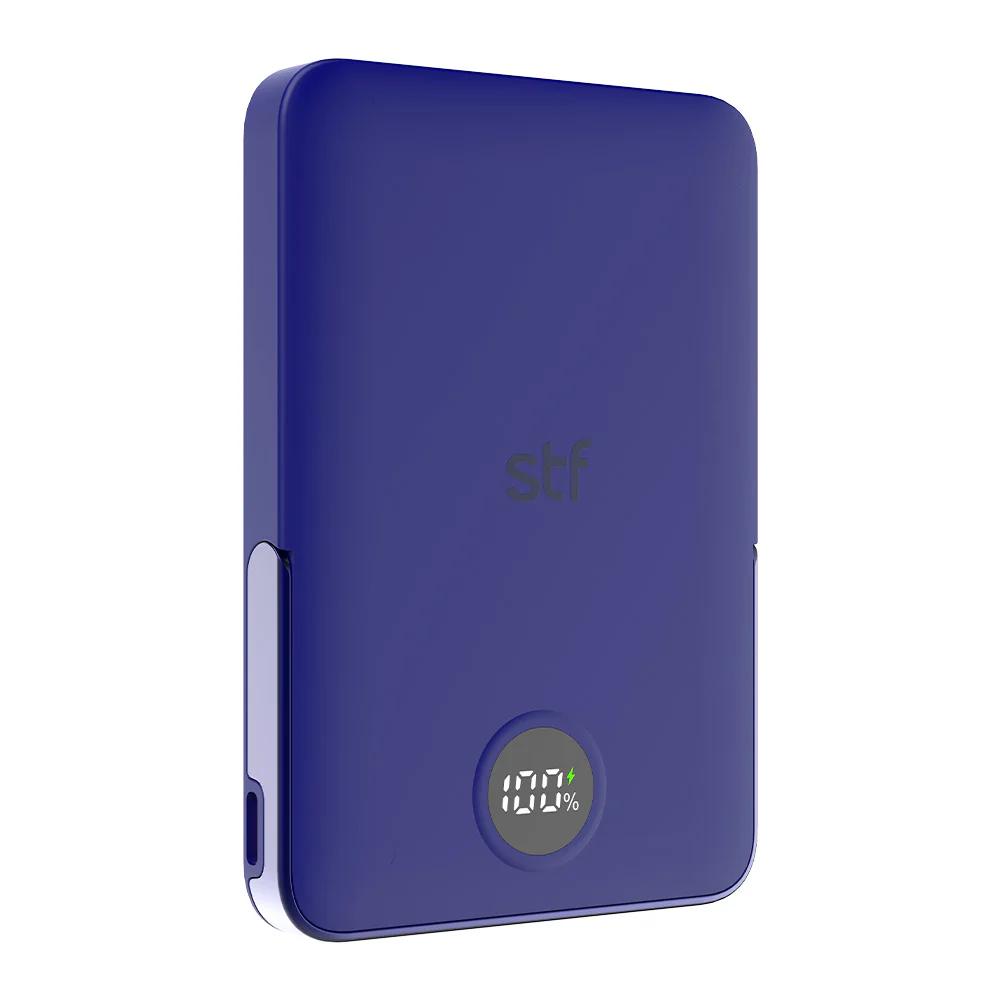 Batería Portátil Power Bank STF 5000 mAh 20W Carga Magnética Azul - Image 3
