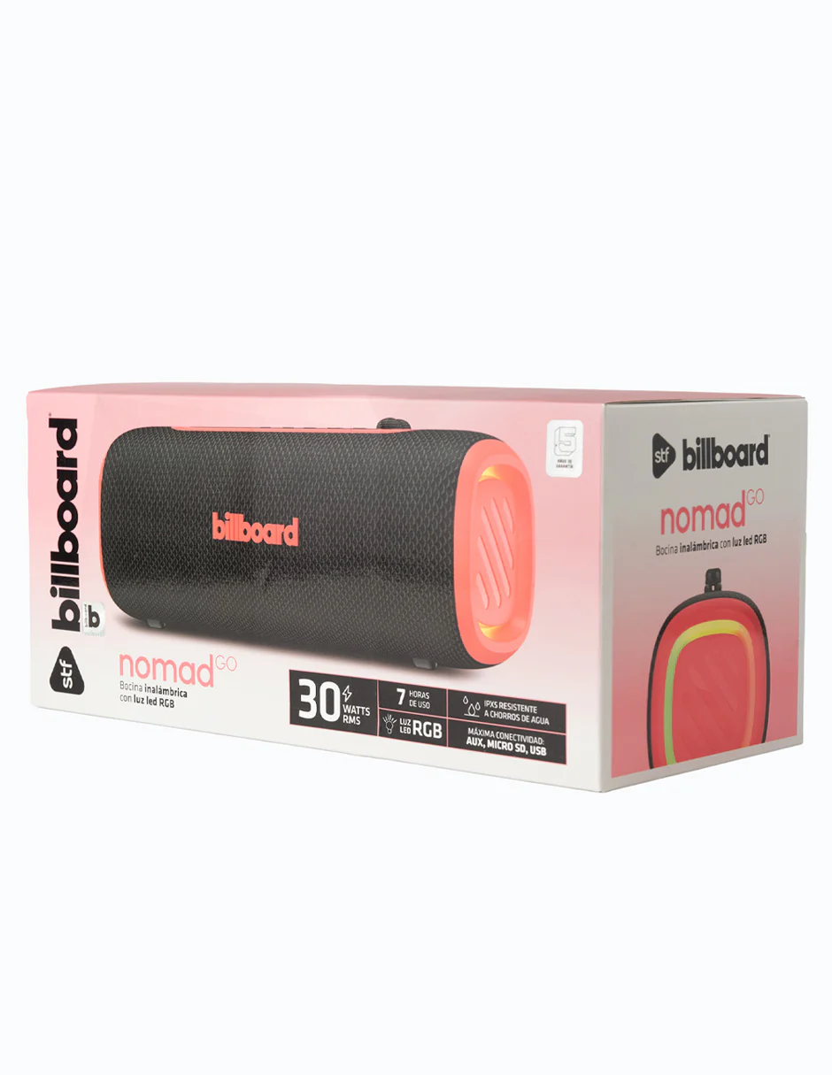 Bocina Billboard Nomad Go 30W RMS IPX5 TWS - Image 8