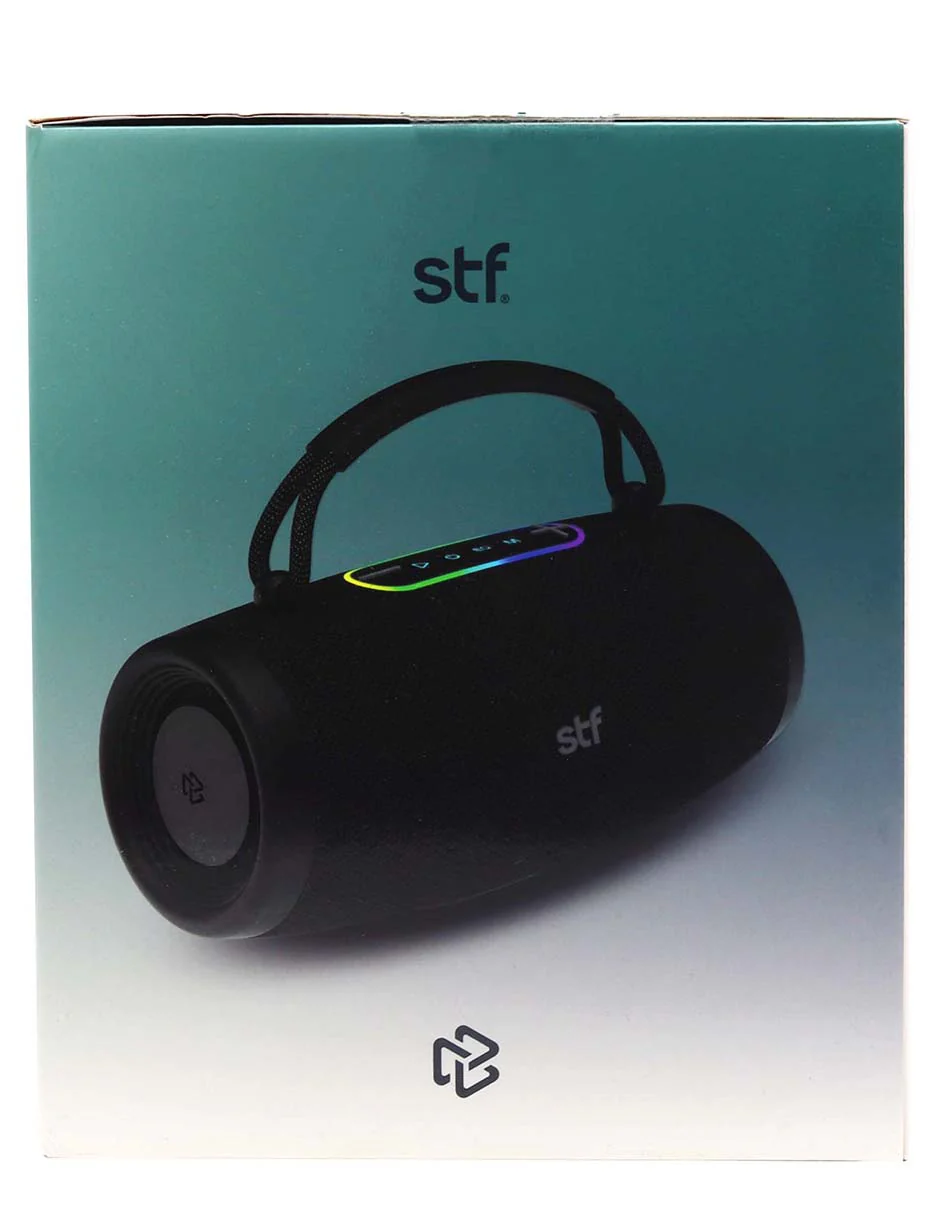 Bocina inalámbrica STF Allure Stand con LED Rainbow 15W RMS, TWS y radio FM - Image 11