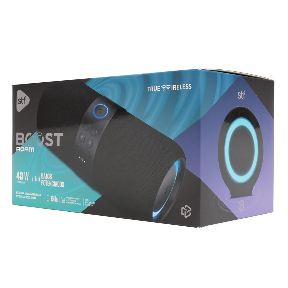 Combo Bocinas inalámbricas STF Boost Roam Two Pack 40W RMS, TWS y resistencia al agua - Image 5