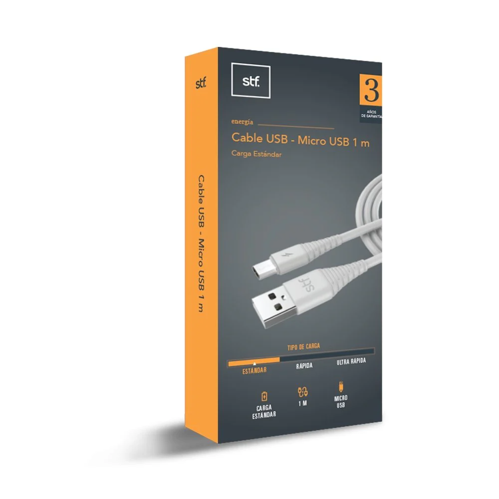 Cable USB a Micro USB 1 Metro Carga Estándar Transferencia Datos - Image 5