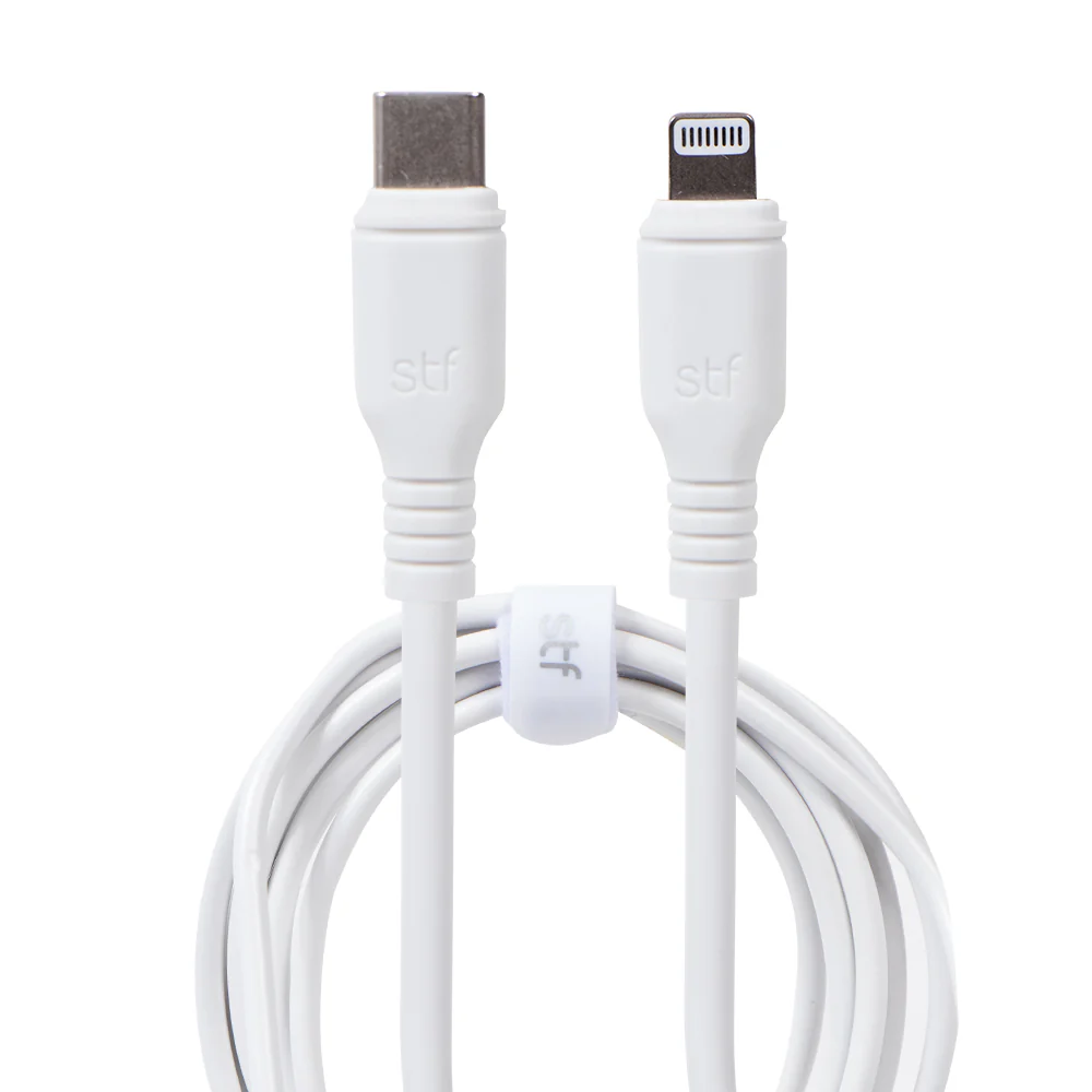 Cable Tipo C a Lightning STF 1.8m Carga Ultra Rápida 3A Transferencia Datos