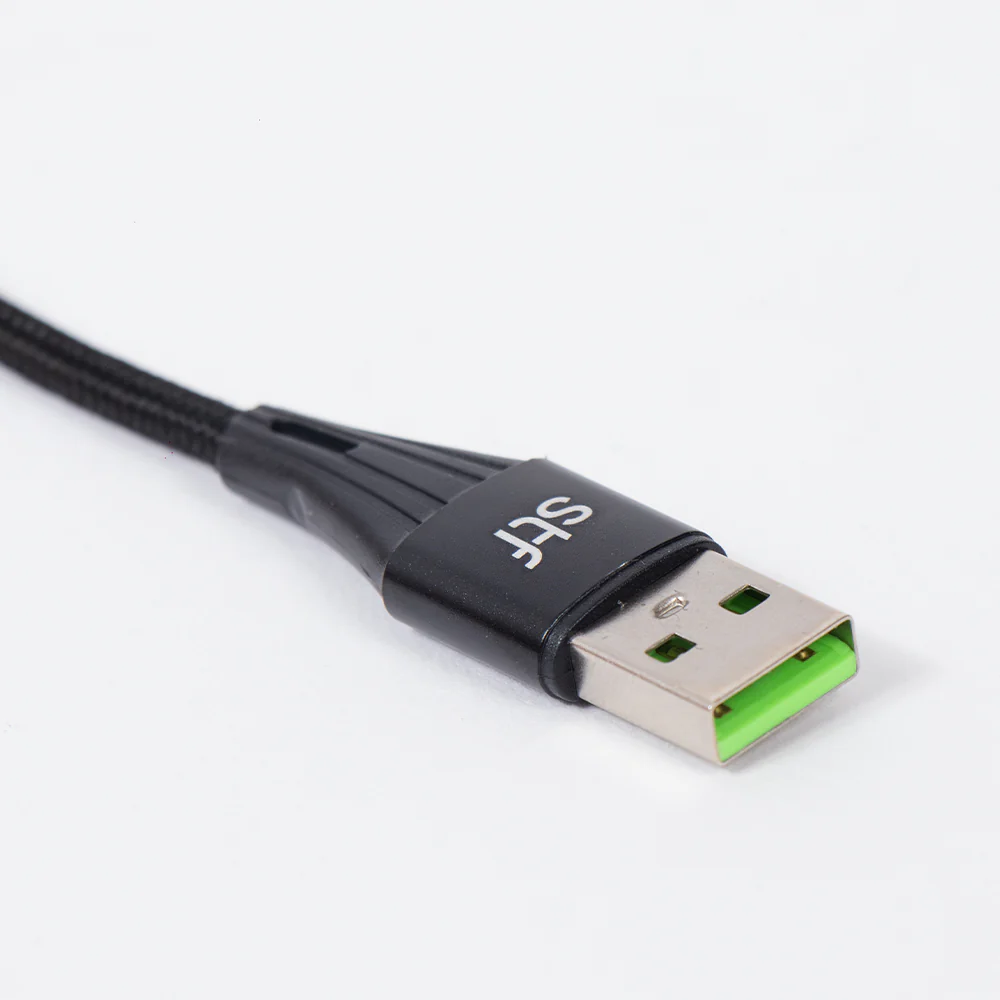 Cable 3 en 1 STF USB a Micro USB/Tipo C/Lightning Carga Rápida 2A 1.8m - Image 4