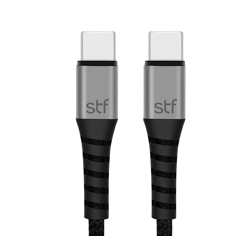 Cable Ultra Carga Rapida Tipo-C a Tipo-C STF 65W Trenzado 1.8m - Image 3