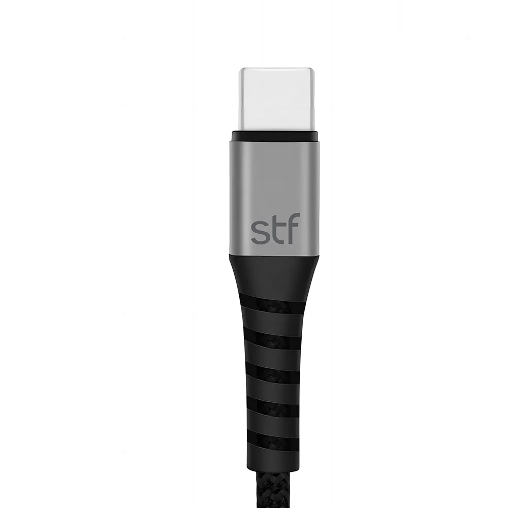 Cable Ultra Carga Rapida Tipo-C a Tipo-C STF 65W Trenzado 1.8m - Image 4