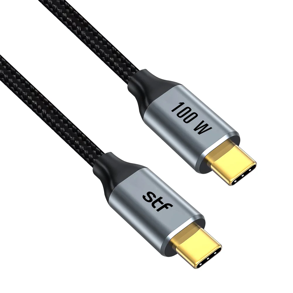 Cable USB C a C STF 100W 4K UHD 1.8m Super Carga Ultra Rápida y Video - Image 3