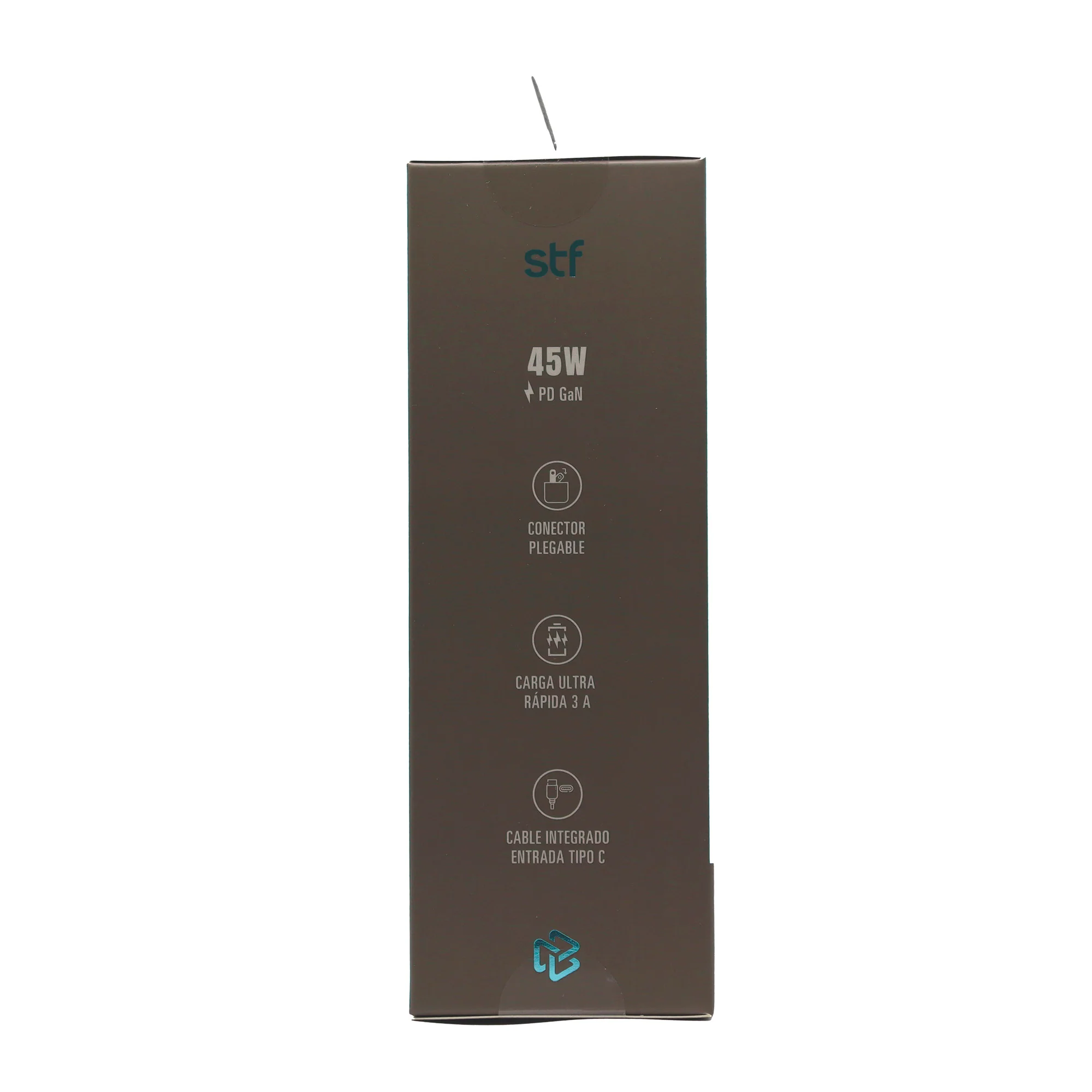 Cargador rápido Retráctil STF 45W, Tecnología GaN, Cable Tipo C - Image 13