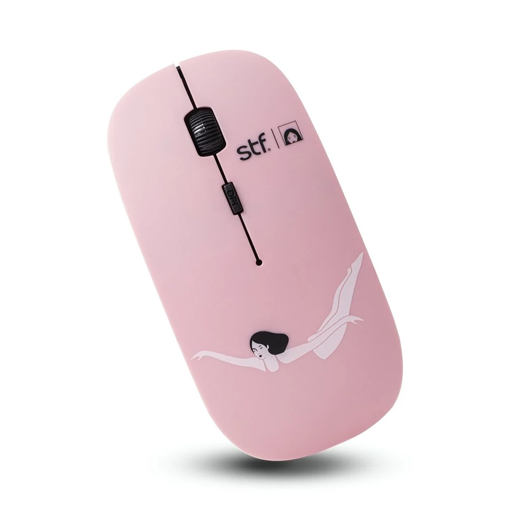 Kit Mariana Motoko STF Audífonos, mouse y mousepad 3 en 1 para computadora rosa - Image 3