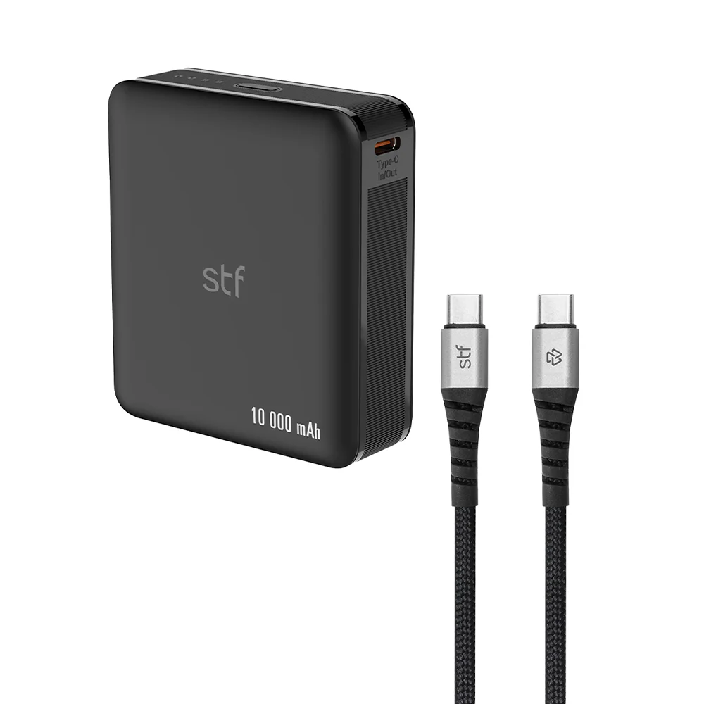 Combo STF Batería Portátil 10 000 mAh + Cable 65W de 1.8 M - Image 2