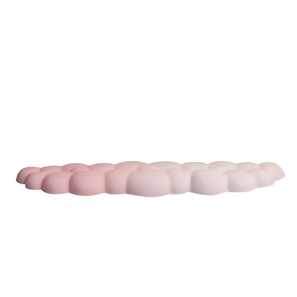 Kit VIVA STF Teclado inalámbrico + Reposa muñecas Para computadora rosa - Image 7