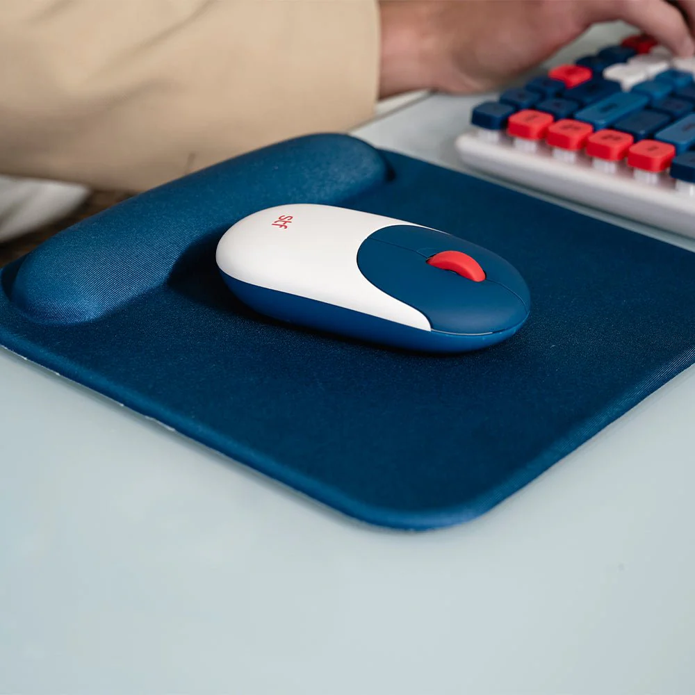 Kit VIVA STF Mouse inalámbrico para computadora June Azul - Image 7