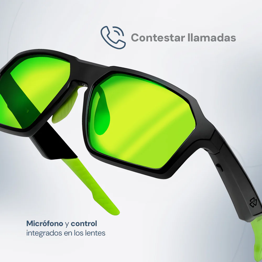 Lentes de Sol STF con Audio Vortx Sport Audio Glasses STF 5Hrs Uso Protección UV400 - Image 5
