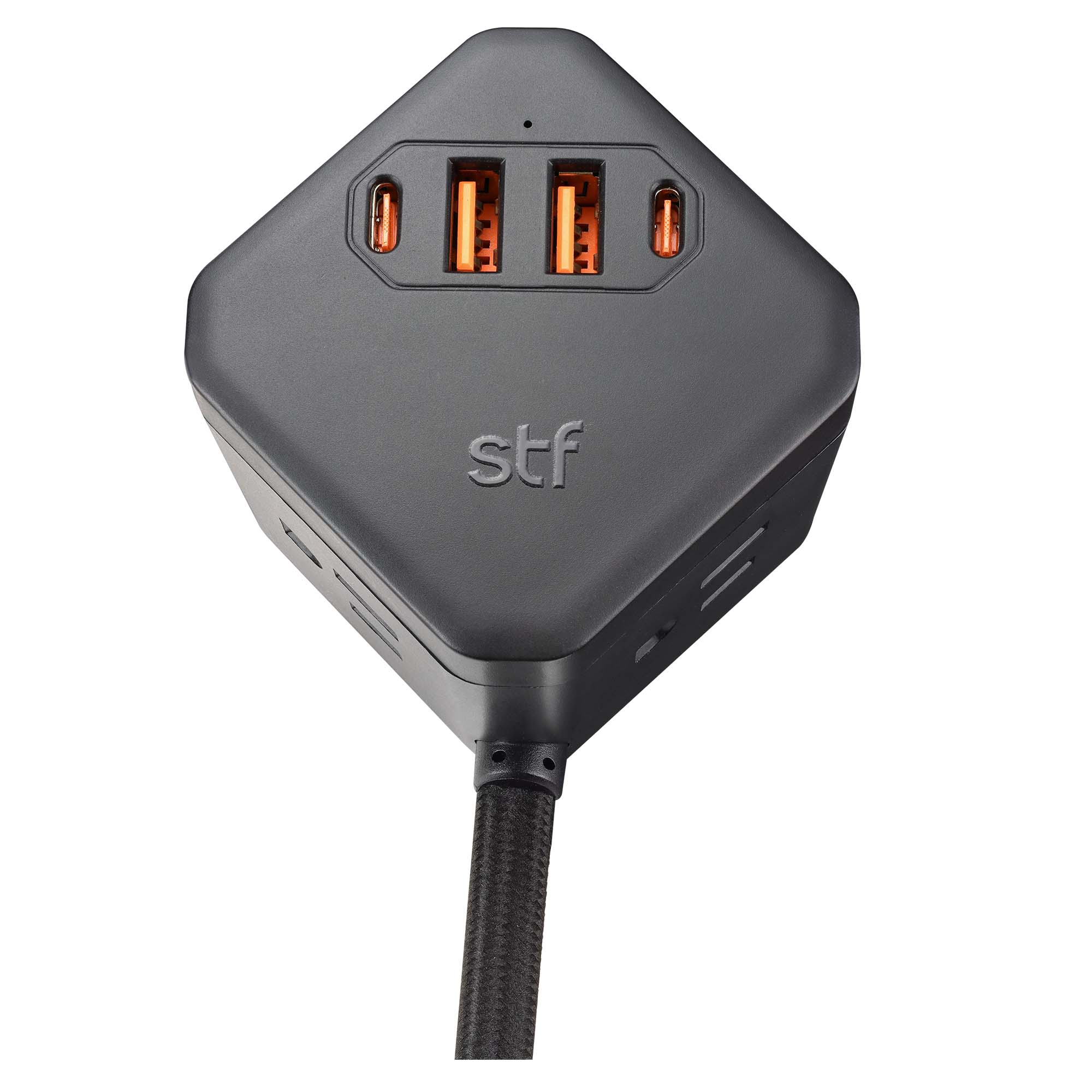 Multicontacto con extensión eléctrica STF GaN 30W USB y USB-C | Carga ultra rápida - Image 2