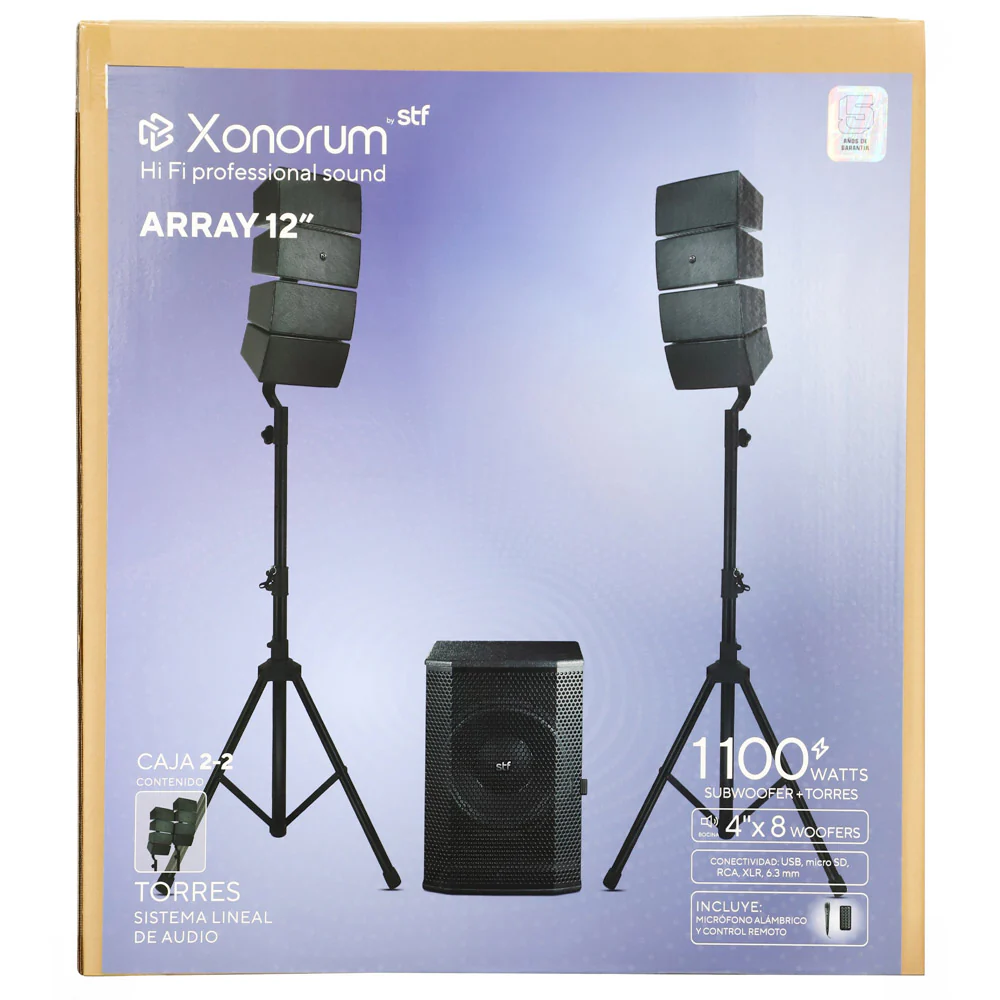 Sistema de Audio Lineal Profesional Xonorum Array 15 STF Potencia 1100W, Audiencia 150 personas - Image 13