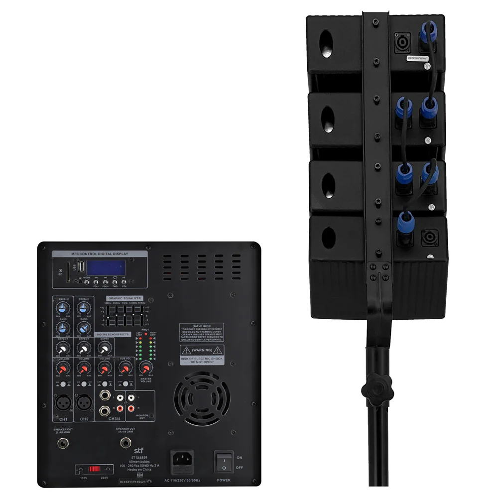 Sistema de Audio Lineal Profesional Xonorum Array 15 STF Potencia 1100W, Audiencia 150 personas - Image 3