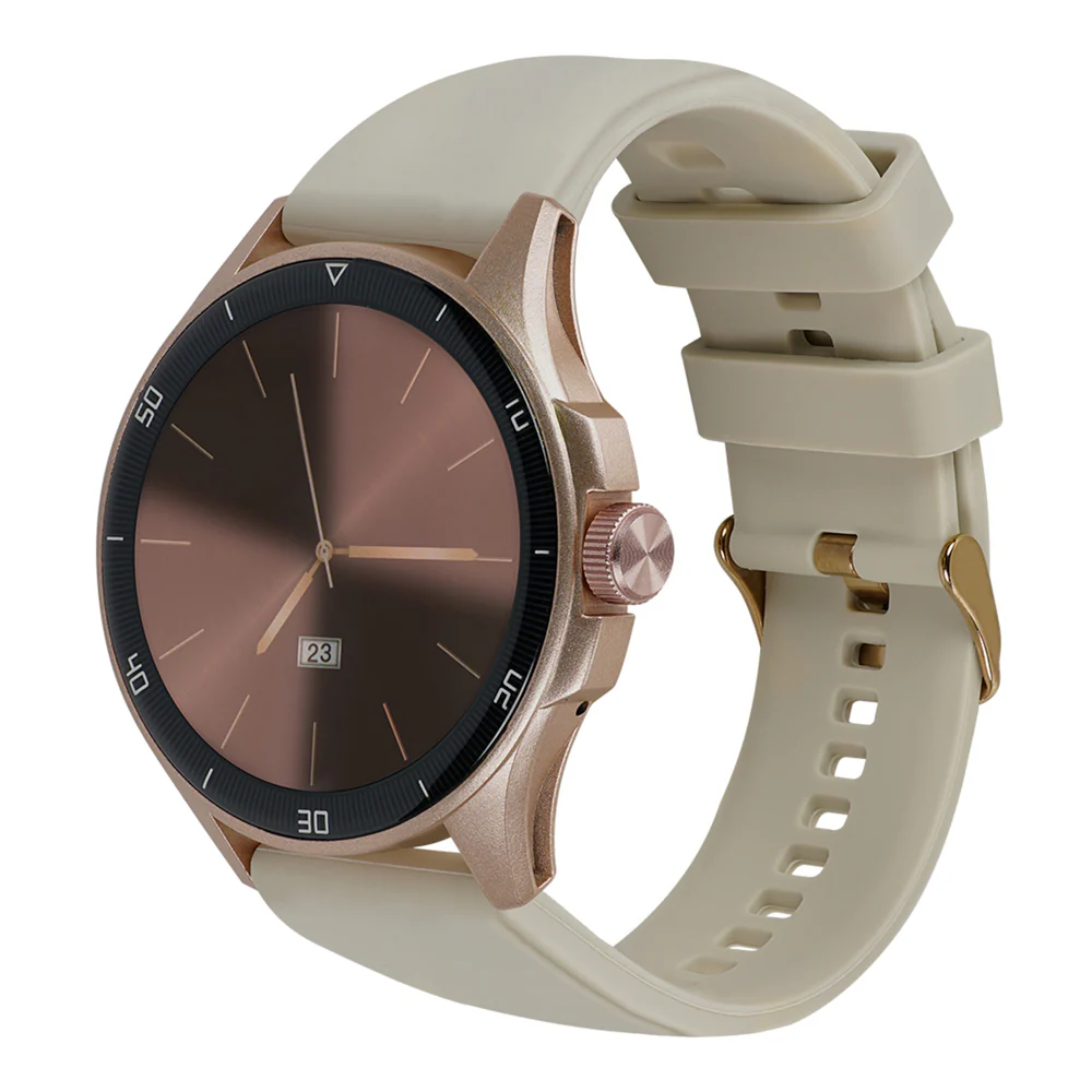 Smartwatch Reloj Kronos Oblivion STF Pantalla Amoled 1.43" Resistencia al agua IP68 Beige - Image 3