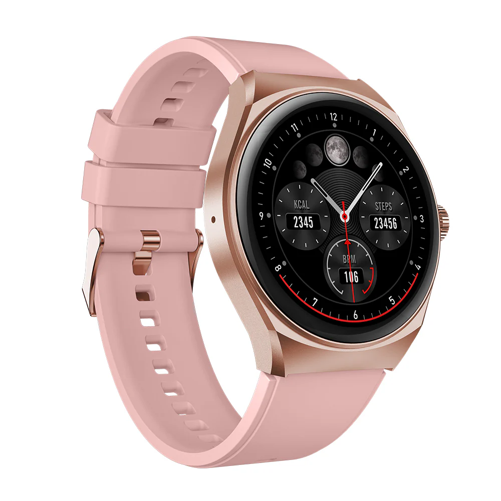 Smartwatch Reloj Kronos Trek STF Pantalla 1.38" Resistencia al agua IP67 Rosa - Image 10