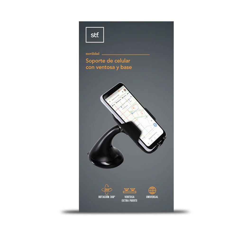 Soporte Celular Auto Ventosa 360° Universal Extra Fuerte - Image 4
