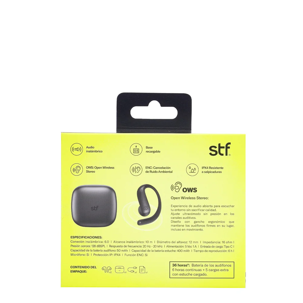 Audifonos Inalambricos Ows HYRO Sport STF 36hrs Uso ENC Protección IPX4 - Image 10