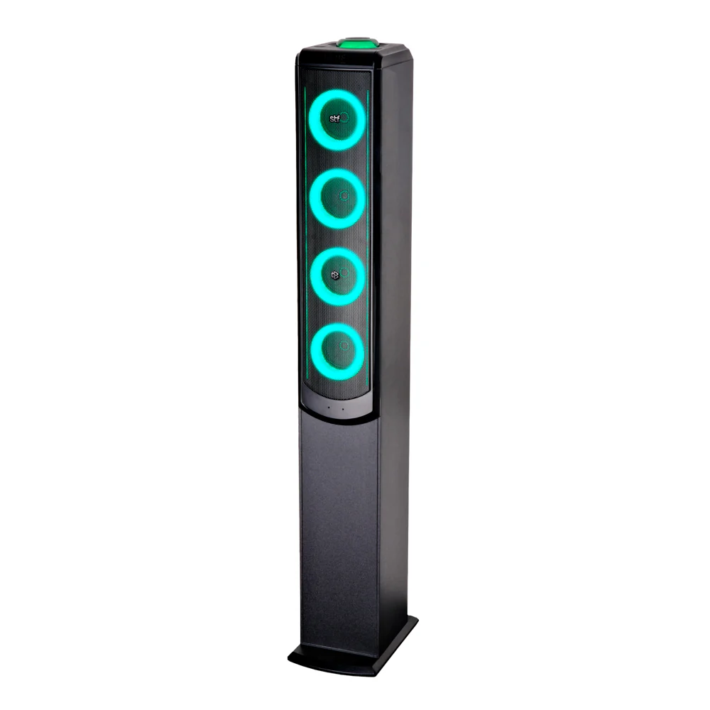 Barra de Sonido Torre Home Audio STF Subwoofer 50W USB SD 3.5 mm 6.3 mm FM True Wireless - Image 5